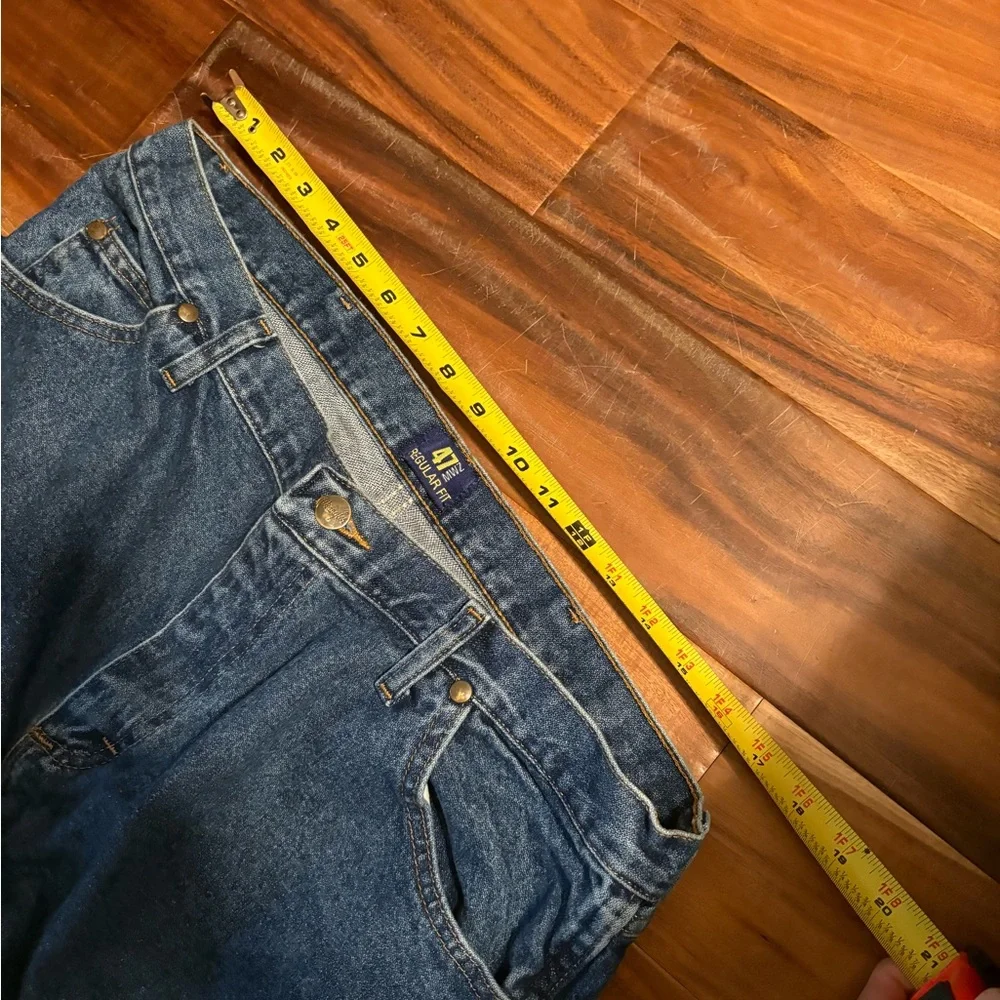 Wrangler Men’s Regular Fit Jeans 34 Dark Wash •‎ Classic Straight Leg (0342)